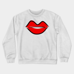 Painted Lips Crewneck Sweatshirt